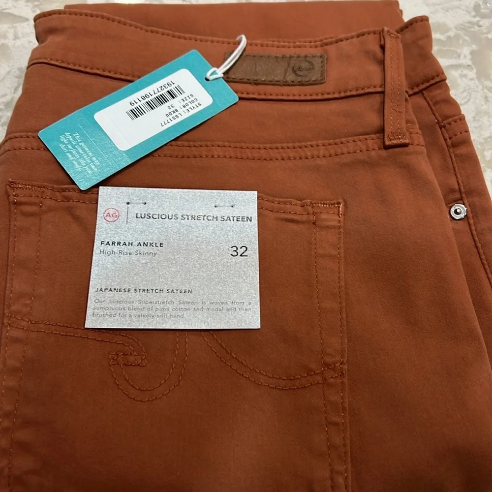 AG Adriano Goldschmied Women's Sateen Farrah Skinny Ankle - Picture 7 of 9